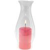 Cereria Di Giorgio - Parafiamma in Vetro Affusolato per Candele - Diametro 7 cm Altezza 22 cm