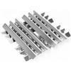 GFTIME 40 x 15,2 cm, copertura bruciatore in acciaio inox per Broilking Baron, Broilmate, Huntington, guide aromatiche in acciaio inox, piastra riscaldante, diffusore fiamma, 4 pezzi