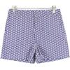 Suitsupply Donna Pantaloncini Taglia 38 Blu Rosso Bianco Fantasia Estate Fessura