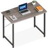 ODK Scrivania per Computer Salvaspazio, 80 x 40 cm, Scrivania da Ufficio e Postazione Lavoro, per Studio, Camera da Letto e Soggiorno, Grigio