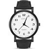OFFCUP Orologio da Uomini, Orologio Al Quarzo Analogico, Polso per Uomini Analogico Al Quarzo Classico Business Casual, Regali per Gli Uomo (Cinturino Nero)