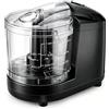 Cozary Tritatutto da Cucina Elettrico 350ml, Mini Robot Cucina Multifunzione con Lama in Acciaio Inox, Frullatore Tritatutto per Verdure, Carne, Frutta Secca, Cipolla, Aglio - Passaverdure Elettrico