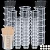 Sinofort 106 Misurino Graduato, Trasparente Bicchieri Graduati 30ML 50ML 100ML, Riutilizzabile Misurini Graduati Plastica per Laboratorio Scientifico Cucina