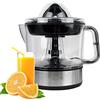 TM Electron TMPEX012 Spremiagrumi Elettrico 160W, In Acciaio Inox, Con Filtro Antigoccia E Leva Per Una Spremitura Senza Sforzo