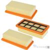 YeeQo 3 filtri piatti pieghettati KFI 7420, adatti per Karcher AD 2, AD 2 Battery, AD 4 Premium, AD 3, AD 3 Premium, AD 3.000, AD 3.200. Ricambio filtro, articolo n. 6.415-953.0