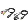 AUTOUTLET Convertitore AV a HDMI E SCART