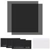 sourcing map Set di 2 pellicole polarizzate, 15,2 x 15,2 cm, adesivi universali, filtro polarizzatore lineare con kit di pulizia, raschietto, per riparazione schermo LCD, fisica, istruzione (150 x 150