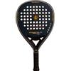 Black Crown - Racchetta da paddle Iconic Crown - Carbonio 3K - Gomma morbida EVA Black - Forma ibrida - Controllo 50% e Potenza 50% - Giocatori intermedi e avanzati - Peso 360-370g