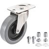 Vigor V6973-1 - Rotella di ricambio per carrello da montaggio, colore: Argento