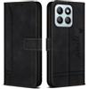Bravoday Cover per Honor X8b / Honor X8b, Flip Custodia in Pelle PU con Slot per Schede, Portafoglio Custodia per Honor X8b / Honor X8b, Nero