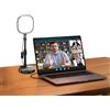 NEEWER BASICS 5 Luce Scrivania per Videochiamate, LED Ring Light a Schermo Intero con Stand, CRI95 10W Bicolore Edge Lit lluminazione Conferenze Zoom Streaming Computer Laptop Webcam Telefono, NL10