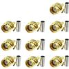 Eightwood Adattatore RP-SMA Connettore PCB RP-SMA fai da te dritto Crimp 10Pcs per modulo Wlan Wireless Antenna RG174 RG316 LMR100 RF Cavo