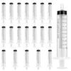 OFFCUP Siringa di Plastica, 20Pcs 10ml Siringhe senza Ago, Siringhe in plastica riutilizzabili, Siringa Dosatrice per Alimentazione Piccoli Animali Domestici, Pittura Artistica, Colla Applicatore