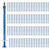 OFFCUP Siringa di Plastica, 100Pcs 1ml Siringhe senza Ago, Siringhe in plastica riutilizzabili, Siringa Dosatrice per Alimentazione Piccoli Animali Domestici, Pittura Artistica, Colla Applicatore