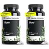 natural elements Boro puro - 3 mg di boro ad alto dosaggio per compressa - 365 compresse - vegano, naturale - prodotto e testato accuratamente in laboratorio in Germania (Confezione da 2)