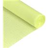QUARKZMAN Rotolo di Carta Crespa 210cm Lunghezza 50cm Larghezza per Cerimonia Nozze Varie Grandi Feste Decorazione, Verde Croccante