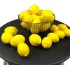 LGEGE Set di 30 limoni finti, frutti artificiali per feste di limonata, decorazione da tavolo in cucina, oggetti di scena fotografici (5 cm di diametro.)