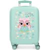 Roll Road Happy Pets Valigia da Cabina Blu 33x50x20 cm Rigido ABS Chiusura a Combinazione Laterale 33L 2.35 kg Bagaglio a Mano