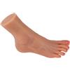 Vnmcry Modello di Piedi in Silicone Dimensione Reale per Uomo e Donna Morbido e Flessibile Manichino per Esposizione Scarpe Sandali e Calze (Destra, Piede Donna, Bronzo)