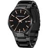 OFFCUP Orologio Uomo Orologio Analogico al Quarzo Orologio da Uomo Cronografo Orologio da Polso Casual Orologi Sportivo Moda Classico Elegante Con Cinturino in Acciaio Con Data -Oro