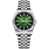 ADDIESDIVE Orologio da Uomo al Quarzo, Impermeabile 100M, Vetro Zaffiro Luminoso con Lancetta dei Secondi Continua, Design Casual Verde