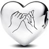 PHCLASY Sempre al tuo fianco Charm Compatibili Bracciale Collana, San Valentino Rose Love Heart Ciondolo Gioielli Regali per le Donne Amici