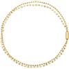 Breil, Collezione Magnetica System, Collana Donna, Collana con Doppia Catena in Acciaio IP Oro e Ball Chain, Chiusura Magnetica, Lunghezza 43 cm, Idea Regalo Donna