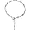 JewelryWe Collana Serpente Girocollo da Donna: Collana Vintage Classico Regolabile Choker in Acciaio Inossidabile Holloween Accessori da Donna