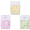 Iensen 300 fogli di sapone portatile per lavaggio delle mani, mini fogli di sapone profumati, sapone solubile usa e getta per viaggi all'aperto, campeggio, escursionismo (mix)