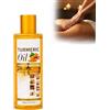 Wonsters 200ML Turmeric Body Oil, olio per il corpo alla curcuma, olio nutriente per massaggi corpo 7 giorni, olio di curcuma idratante cream（9）