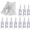 ALIWOD 10 cartucce per micro aghi a 12 pin, per penne microneedling A6/M5/M7/N2/L709, ricambio usa e getta per aghi a baionetta (12 pin)