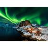 HUADADA Puzzle per adulti, puzzle da 1000 pezzi, puzzle per adulti, puzzle da 1000 pezzi per giochi di puzzle impegnativi per adulti, aurora boreale in Norvegia