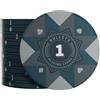 Bullets Playing Cards, Chip Poker in ceramica Paulie con valori, Rotolo da 25 (grigio, 1 pezzi)