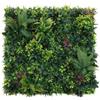 Leaf Pannelli artificiali verdi fogliame UK, 100 cm, felce boschiva UV, 100 cm