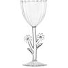 Ichendorf Milano Calice Ottico Margherita, Collezione Botanica, Trasparente, 28 cl, Vetro Borosilicato, Fatto a Mano