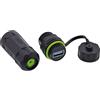 Inline Cavo USB A corto, IP68 impermeabile, schermato, presa USB A a femmina, 5 Gb/s di dati e 5 V/2 A, prolunga USB per esterni e tecnologia, 69927Q