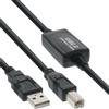 InLine Cavo InLine® USB 2.0, attivo con "ripetitore" di amplificazione del segnale, da A a B, 10 m