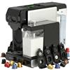 avenido Macchina da caffè, macchina espresso multicapsula con montalatte, potenza 2850 W, pressione 19 bar e 7 adattatori, acciaio inox