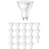 ledscom.de 20 lampadine LED GU10, PAR16, bianco caldo (2700 K), 5 W, 450lm, 103°, opaco