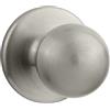 Kwikset Polo Interior Passage Door Knob, Handle For Closet and Hallway Doors, Non-Locking Doorknob in Satin Nickel, with Microban Protection