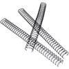 RAYSON Spirali Metallica per Rilegatura, 34 Anelli, 160 Fogli, Passo 3:1, 19 mm, Formato A4, Nero, Confezione 50 Pezzi