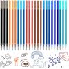Ourdort 24 Pezzi di Ricariche Cancellabili, Compatibili con Legami, 0,7 mm, Altezza 13 cm, Penna a Sfera Cancellabile, Facile da Cancellare, Ricariche per Penna a Sfera Cancellabile per Penne Cancellabili