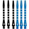 HRLORK Aste per freccette in alluminio, fusti multipli in metallo, nero e blu, 6 confezioni