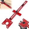XZMCAT Compasso di fresatura regolabile 4 in 1 per fresatrice - Raggio 90-610 mm, dima multifunzionale in alluminio per fresatrice per legno, guida per scanalature e piallanatura, compatibile Makita