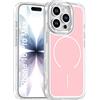 IMEIKONST Magnetica Cover per iPhone 16 Pro Max 6.9, Compatibile con MagSafe, Antiurto di Grado Militare Custodia Opaca Protettiva Sottile TPU + PC Case per iPhone 16 Pro Max. Rosa LYSS