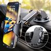 Vicseed Supporto da auto per cellulare, 3 in 1, con clip di ventilazione, braccio lungo girevole a 360°, universale, compatibile con tutti gli smartphone
