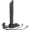 ZAHARA Antenna WiFi 6E triband 9dBi 2,4GHz 5,8GHz 6GHz Antenna WLAN con base magnetica con router WLAN Scheda madre PC Scheda PCI Router wireless Bluetooth Telecamera di sicurezza WiFi