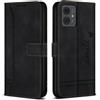 Bravoday Cover per Motorola Moto G14 / Moto G14, Flip Custodia in Pelle PU con Slot per Schede, Portafoglio Custodia per Motorola Moto G14 / Moto G14, Nero