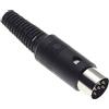 Keple Spina DIN A 6 Pin - Zoccolo Adattatore Maschio Connettore Audio AV A Saldare Pin Din