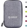 ORICO Custodia Protettiva per 2.5'' Hard Disk Protezione Externo Portatile Anti-Shock case per Western Digital WD Seagate Toshiba Samsung Maxtor (Grigio)